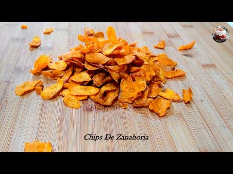 Video: Cómo Hacer Chips De Zanahoria En El Horno