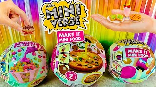 Готовим С Mini Verse - Make It Mini Food От MGA! Mix сюрпризов в шариках, что попадется нам сегодня!