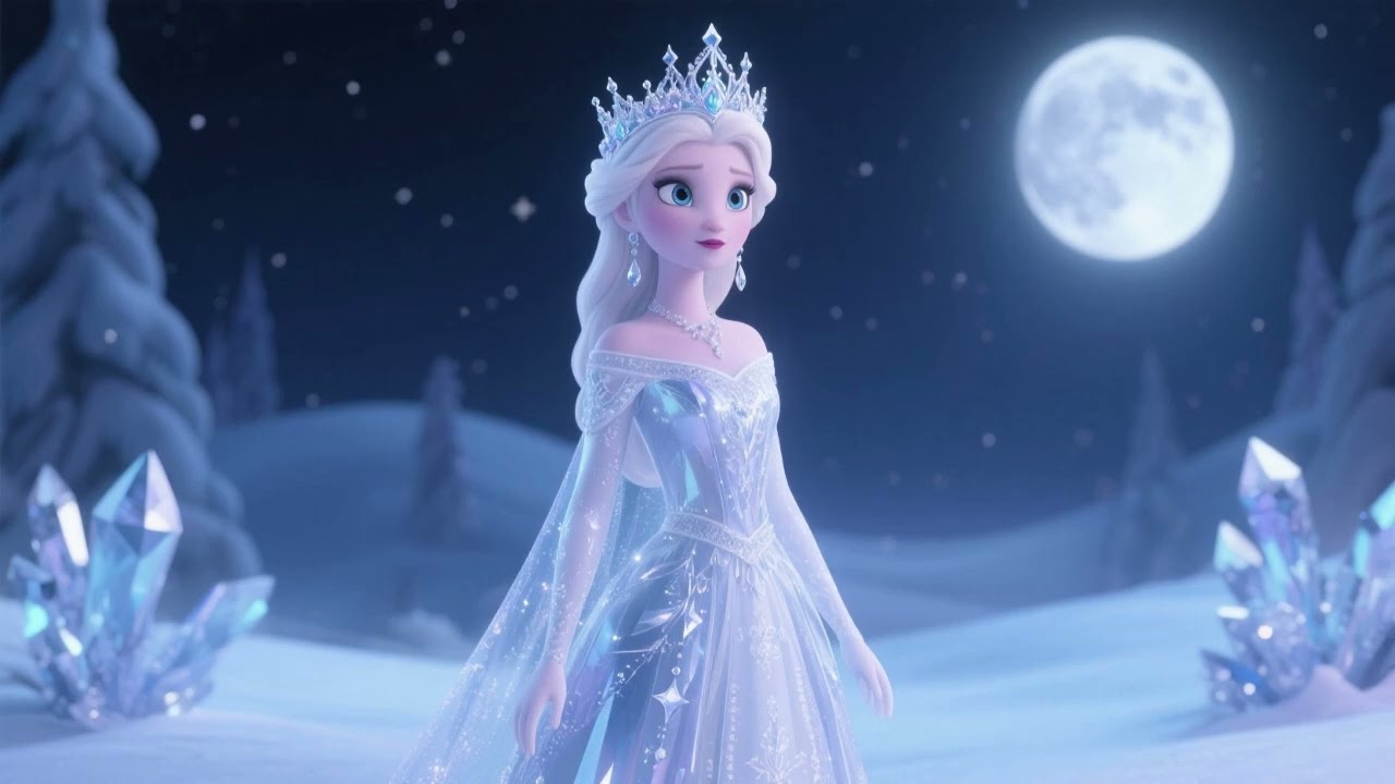 Elsa and Crystal Snow: Goodnight Magic ❄️✨