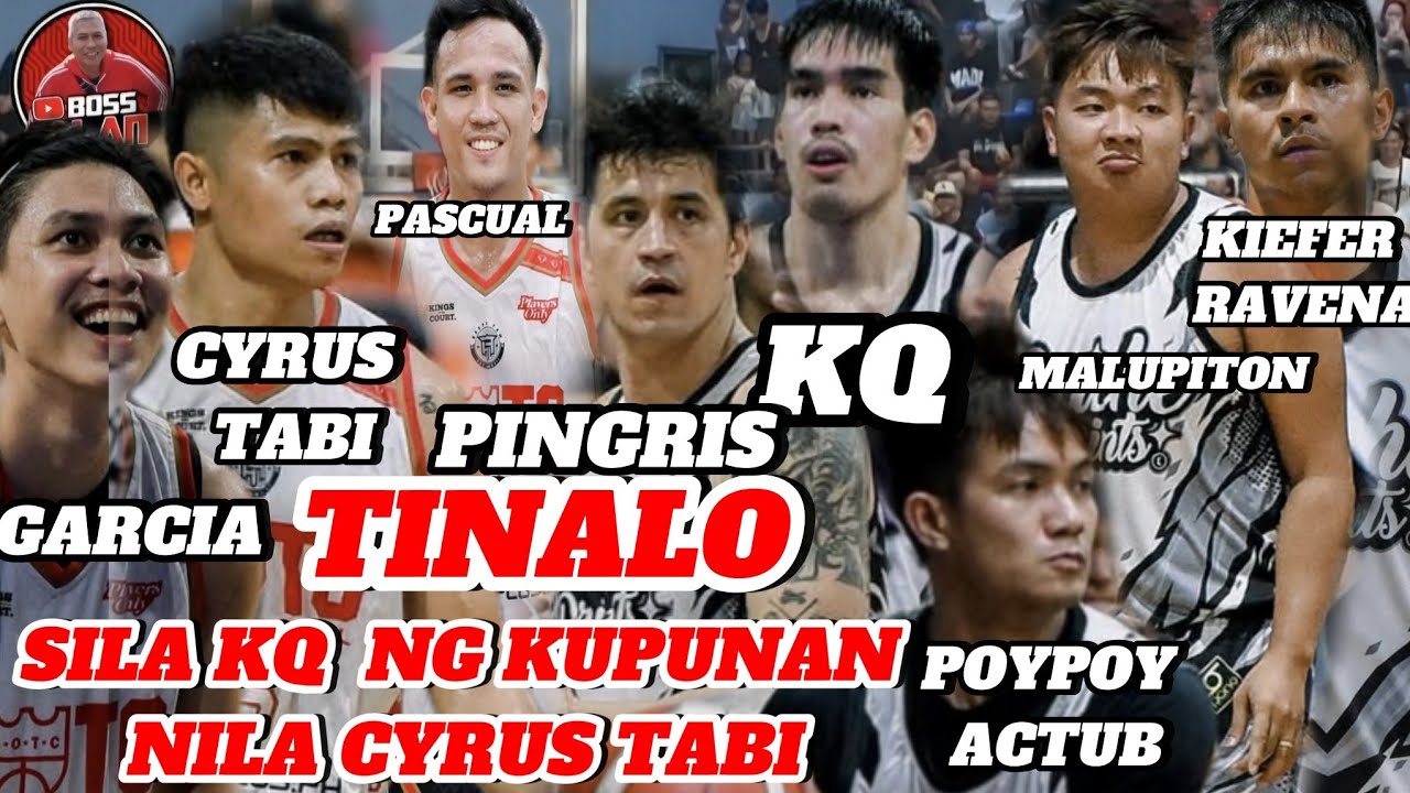 KIEFER RAVENA/ KEVIN QUIAMBAO/MARK PINGRIS/AT POYPOY TALO SILA AT WALANG NAGAWA /BOSS ALAN