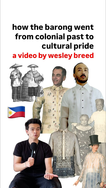 The Filipino barong: how the country turned its colonial past into cultural pride 🇵🇭 | #filipino