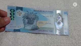 NEW 1000 PESO BILL || WATERPFOOF?