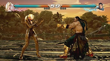 Nina Williams vs Feng Wei (Hardest AI) - Tekken 7 Arcade Mode