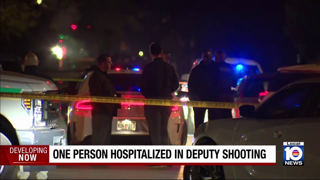 Suspect stable after being shot by deputy in northwest Miami-Dade