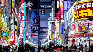 【4K HDR Footage in Japan】Drive in the biggest city Tokyo at night