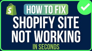 SHOPIFY NOT WORKING [FIXED] | Shopify There Was a Problem Loading This Website Problem