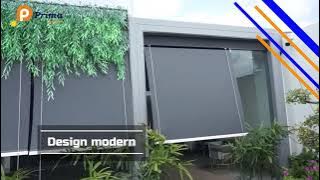 Tirai Outdoor / Suntex Blinds / Tahan Air dan Panas Matahari / Tirai Anti air