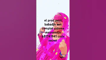 El Prod Petit Babadjo Yide Mayramdjo 