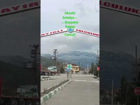 Akseki ilçesinde Cevizli