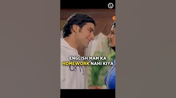 English mam ka homework nahi kiya vs math sir ka homework nahi kiya