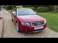Review of 2003 Audi A4 1.8 T Convertible For Sale SDSC Specialist Cars Cambridge