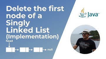 Delete first node of a Singly Linked List in Java (Implementation)