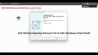 EVE-NG Not Opening Devices? Fix It with Windows Client Pack!