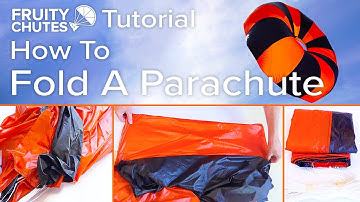 How to Fold a Parachute - for Drone, UAV, Model Rocket, Storage | Annular Parachute Folding Tutorial