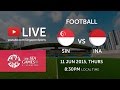 Football Singapore vs Indonesia (Jalan Besar Stadium Day 5) | 28th SEA Games Singapore 2015