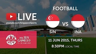 Football Singapore vs Indonesia (Jalan Besar Stadium Day 5) | 28th SEA Games Singapore 2015 screenshot 3