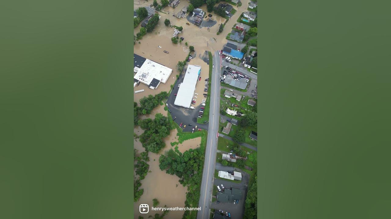 Historic flooding, Ludlow VT, July 10th, 2023 YouTube