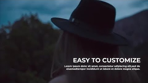 Minimal Cinematic Promo Premiere Pro Templates