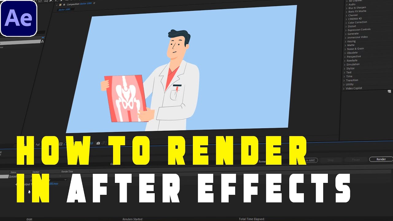 How to Export Video in After Effects | After Effects Tutorial - YouTube