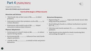 IELTS listening actual test Part 4: 25/01/2025 ( answer+ transcript)