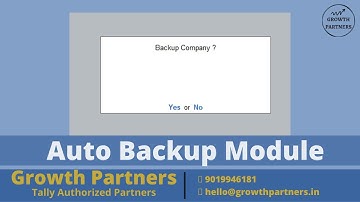 Tally Auto Backup Module
