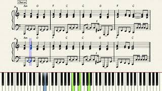 Let It Be - The Beatles | Piano Sheet Music (w/solo)