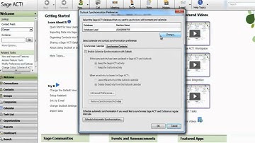 Sage ACT! 2013 - Outlook Integration