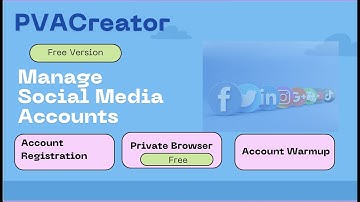 Free Social Media Registration Tool || Create Mass Accounts #socialmedia #email #PVACreator #pva
