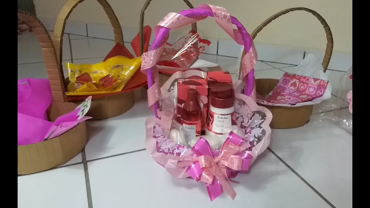 Como fazer Lindas Cestas para presente gastando pouco!