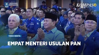 Pan Usulkan Empat Kadernya Jadi Menteri Prabowo-Gibran