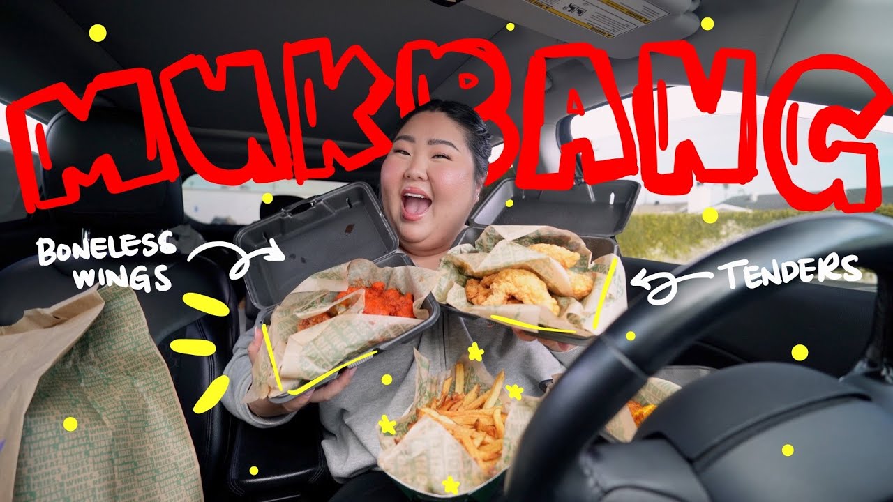 HUGE WING STOP MUKBANG 먹방 + Life Update | Goodbye 20s