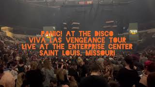 Panic! At The Disco Viva Las Vengeance Tour Live At The Enterprise Center St. Louis, MO Full Set
