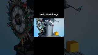 Vericut toolchange #hypermill #cnc #vericut #mastercam