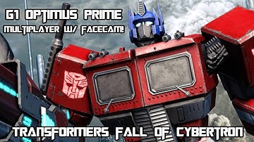 Transformers Fall of Cybertron - G1 Optimus Prime Multiplayer Gameplay & Armor Set w/ Facecam!