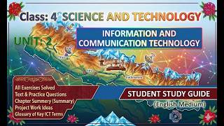 Celebrity class 4 science unit 2 ICT/ grade 4 science chapter 2 /Information and Communication Technology Wealth