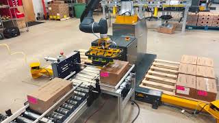 Palletizing Conveyors | Collaborative Robot Palletizer | ONExia Inc.