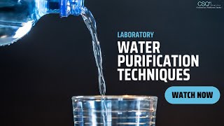 Laboratory Water Purification Techniques