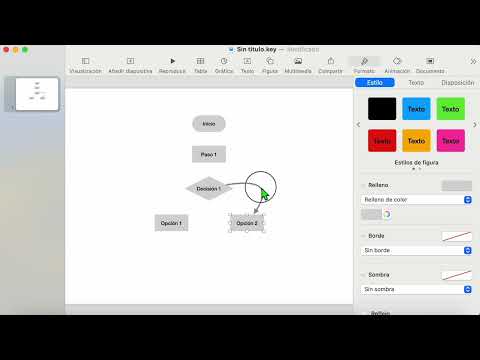 Flujograma con Keynote