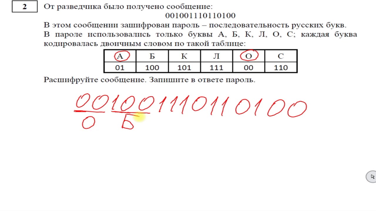 Огэ информатика 9 класс 12