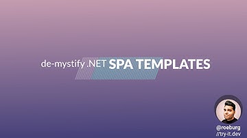 De-mystify the ASP.NET Core Web Application SPA Templates (Angular and React)