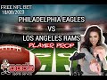 NFL Picks - Philadelphia Eagles vs Los Angeles Rams Prediction, 10/8/2023 Week 5 NFL Free Picks