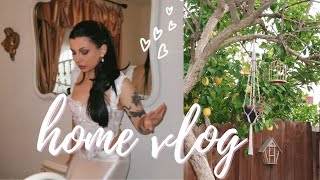 VLOG: coquette home updates, thrifted home finds, wedding things