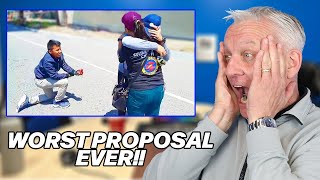 Daily Dose of the Internet - The Worst Proposal Ever REACTION | OFFICE BLOKES REACT!!