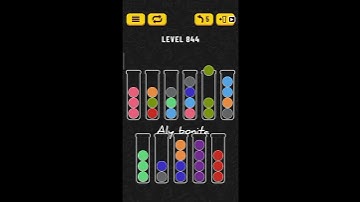 ball sort puzzle level 844