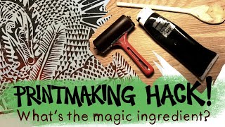 A hack for printmaking! I LOVE this printing technique!