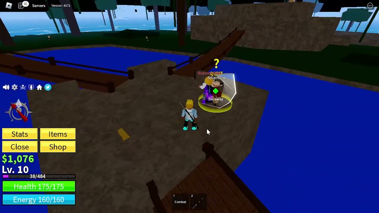 I played Roblox blox fruits!!!