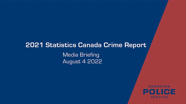 2021 Statistics Canada Crime Report