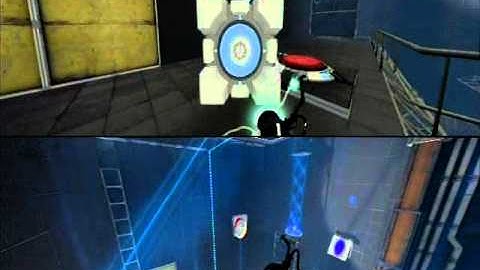 Portal 2 - COOP/Split Screen - Test Chamber 4 - 3