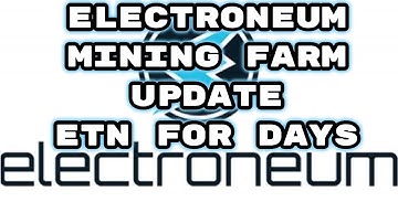 14,000 hash rate Electroneum Mining Farm Update Profits Coins April 14 2018