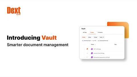 Introducing Vault | Smart, Secure Bookkeeping Document Storage